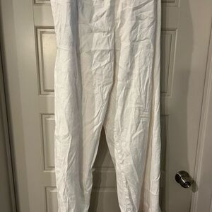 J. Jill White Cropped Pants Relaxed Fit
